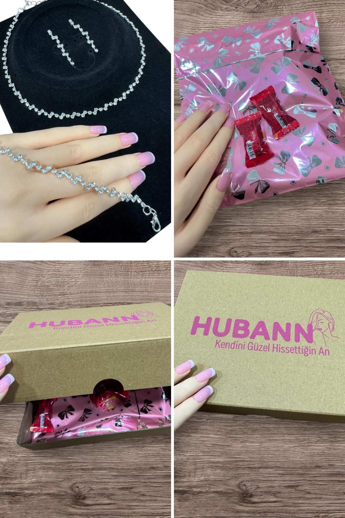 Gümüş Renk Zigzag Ajda Model 3’lü Set Su Yolu Kolye Küpe Bileklik Seti