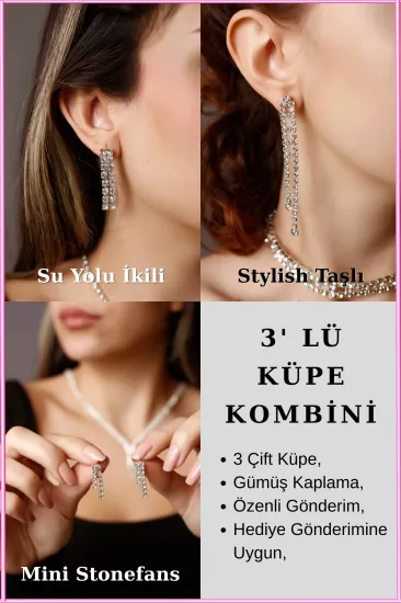 Taşlı Küpe Modelleri ve Fiyatları