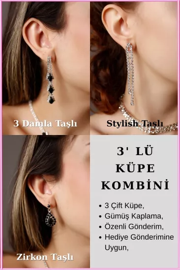 Taşlı Küpe Modelleri ve Fiyatları