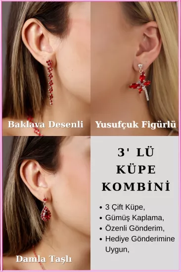 Taşlı Küpe Modelleri ve Fiyatları