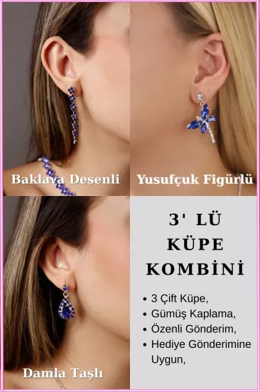 Taşlı Küpe Modelleri ve Fiyatları