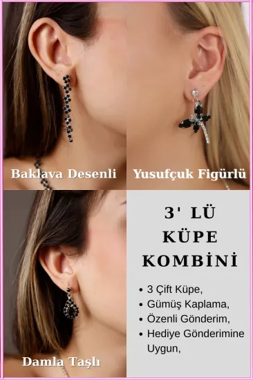 Taşlı Küpe Modelleri ve Fiyatları
