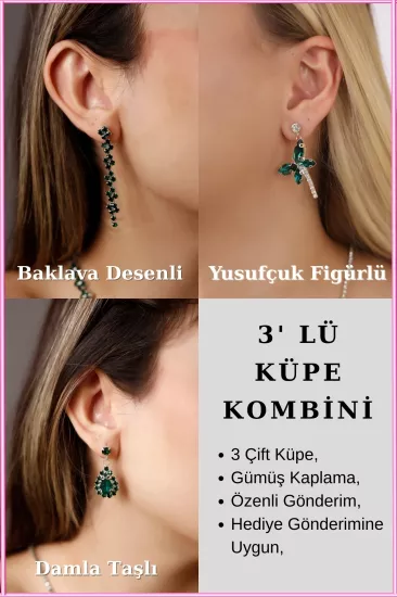 Taşlı Küpe Modelleri ve Fiyatları