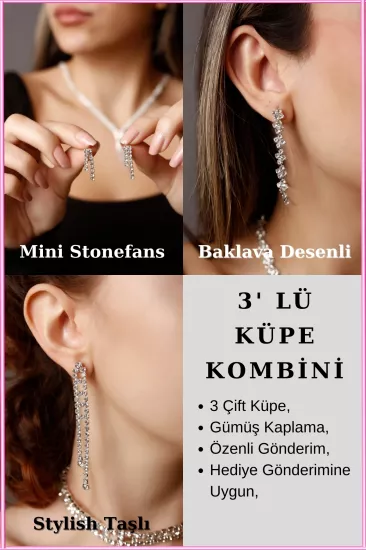Kristal Taşlı Küpe Ürünleri ve Fiyatları