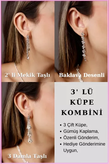 Taşlı Küpe Modelleri ve Fiyatları